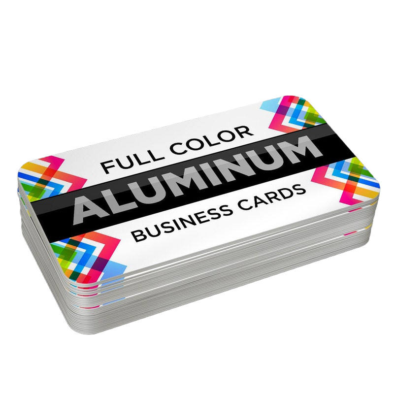 Aluminum Biz Card Image