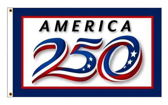 A250 3 America 250 Flag Blue