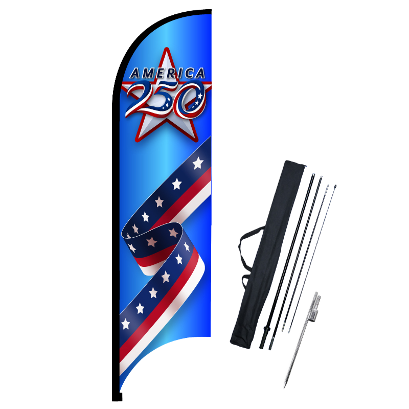 A250 Flag 3 250 Feather Flag